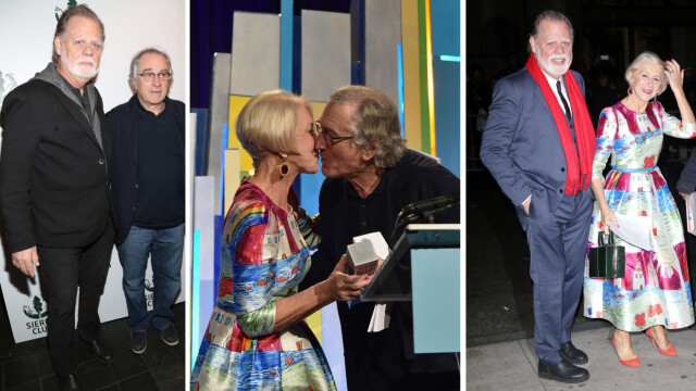 PIKANT KVELD: Helen Mirren og ektemannen koste seg på Gotham Awards, der Robert De Niro røpet at også han er svak for Mirren i rollen som den britiske dronningen. Taylor Hackford og Robert De Niro har heldigvis et godt forhold - tidligere i høst var de sammen på et arrangement i New York (t.v). Foto: NTB Scanpix PIKANT KVELD: Helen Mirren og ektemannen koste seg på Gotham Awards, der Robert De Niro røpet at også han er svak for Mirren i rollen som den britiske dronningen. Taylor Hackford og Robert De Niro har heldigvis et godt forhold - tidligere i høst var de sammen på et arrangement i New York (t.v). Foto: NTB Scanpix